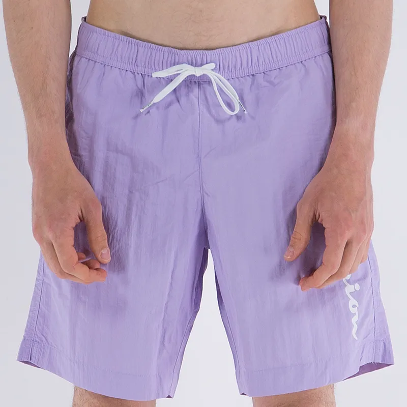 Short de bain Logo Maxi - Violet/Blanc-0