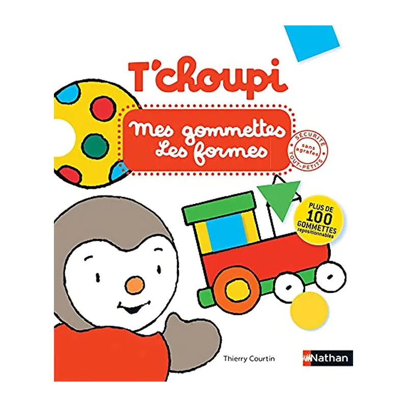 T'Choupi Mes Gommettes & Les Formes - 24m+-0