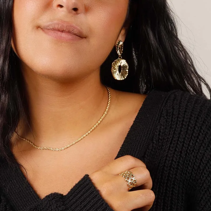 Calendrier de l'avent bijoux Femme - Doré-6