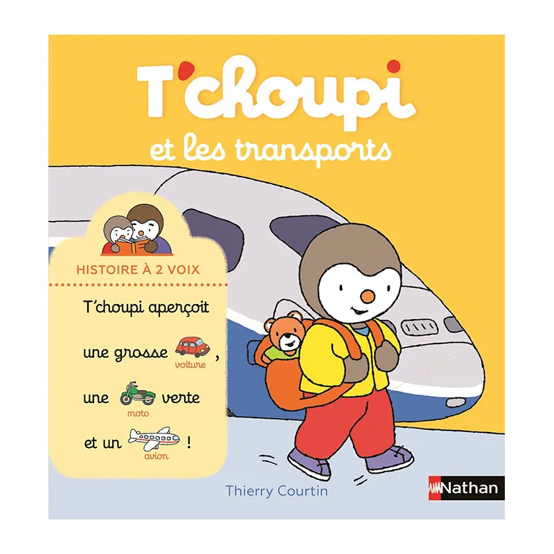 T'Choupi et les transports Histoire à 2 voix - 24m+-0