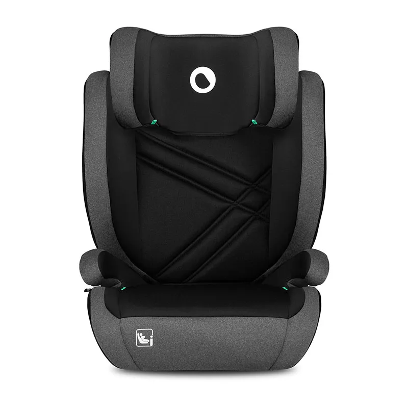 Siège-auto I-Size/Isofix ou Ceinturé Hugo 100-150cm - Black Grey-6