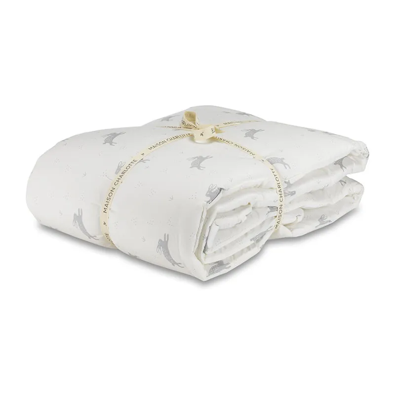 Tour de lit Coton BIO 60x120/70x140 Belleville - Gris-1