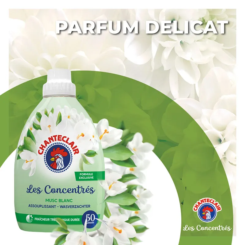 Assouplissant concentré Musc Blanc - 2x1,14L-4