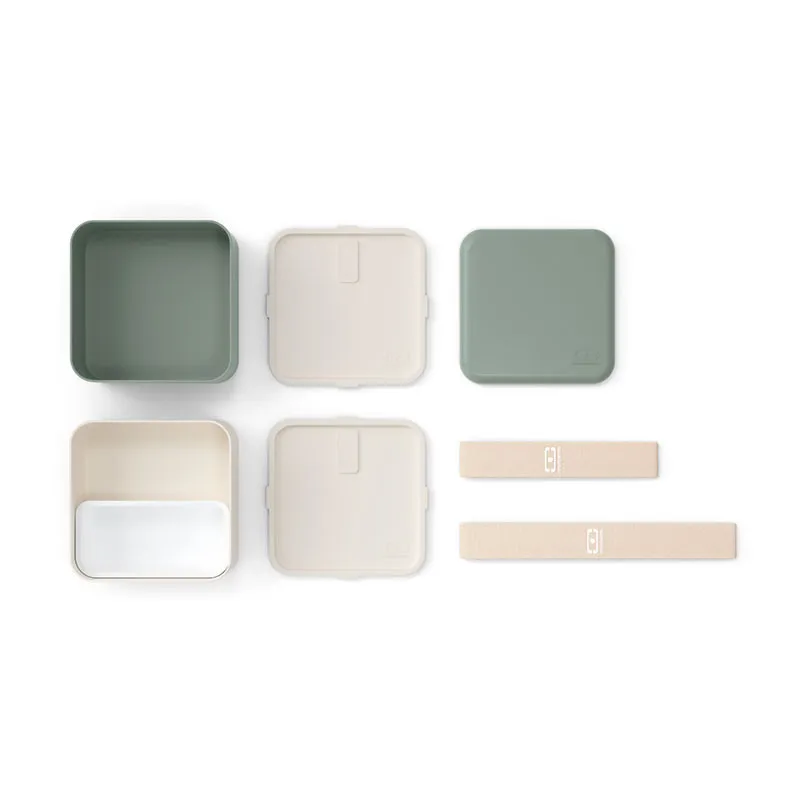 Lunch box MB Square Vert Natural - 1,7L-3