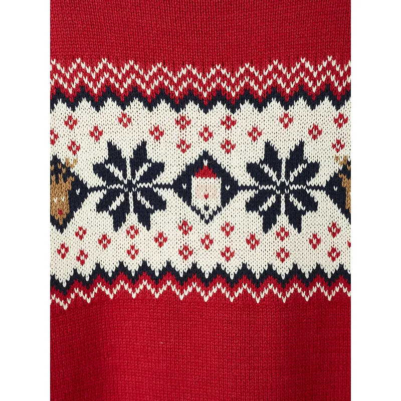 Pull Noël - Rouge-1