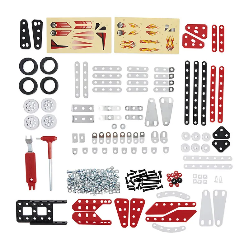 Véhicules de course à construire 10 modèles Meccano - 8+-2
