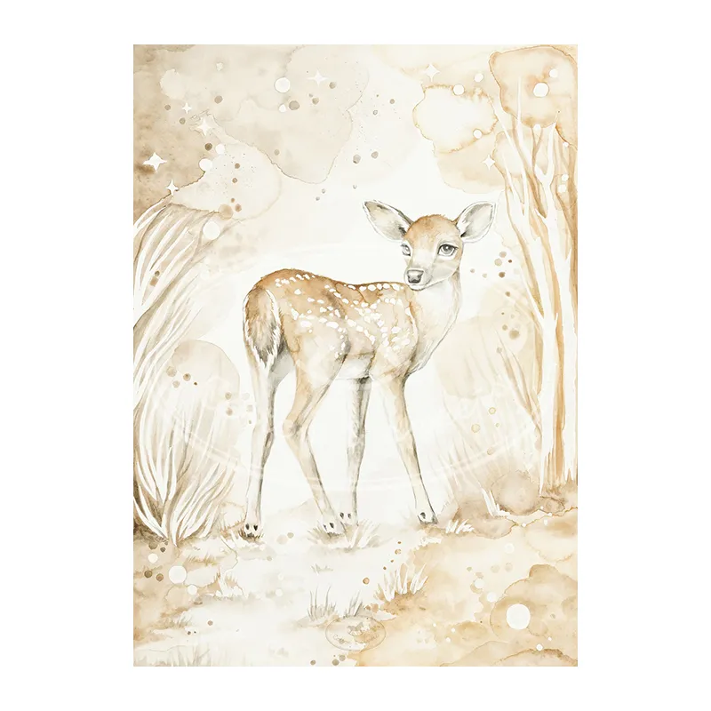 Poster Faon mignon - 50x70cm-2