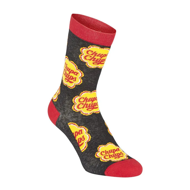8 paires de Chaussettes Homme Chupa-Chups - Noir/Bleu/Rouge/Jaune-4