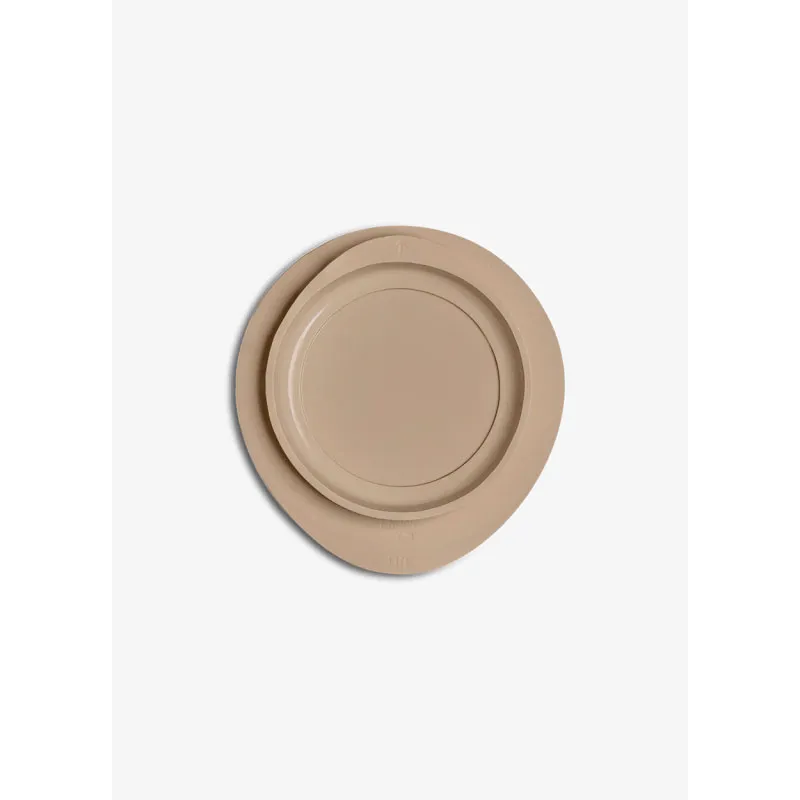 Ventouse en silicone pour bol - Beige-1