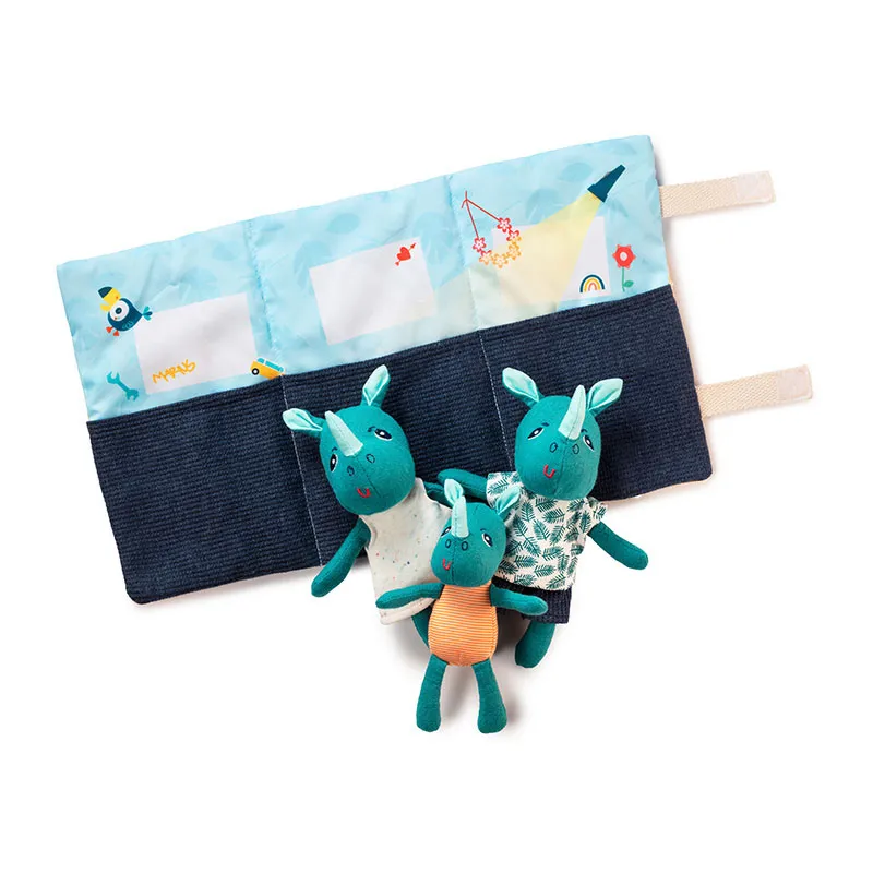 La famille de Marius le rhinocéros 4pcs - 24m+-6