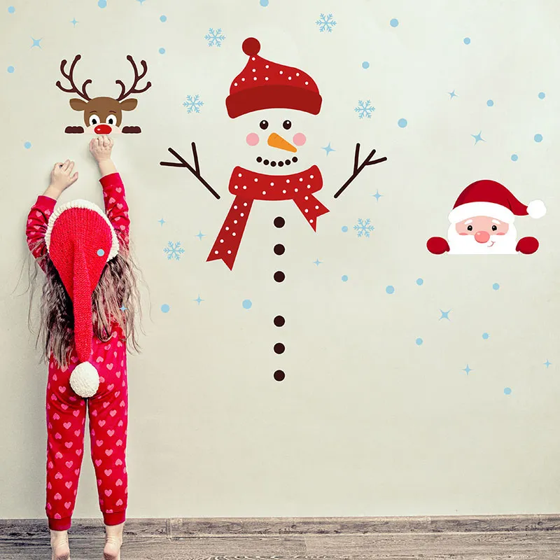 Stickers - Père Noël, Rudolph et Bonhomme de neige-4