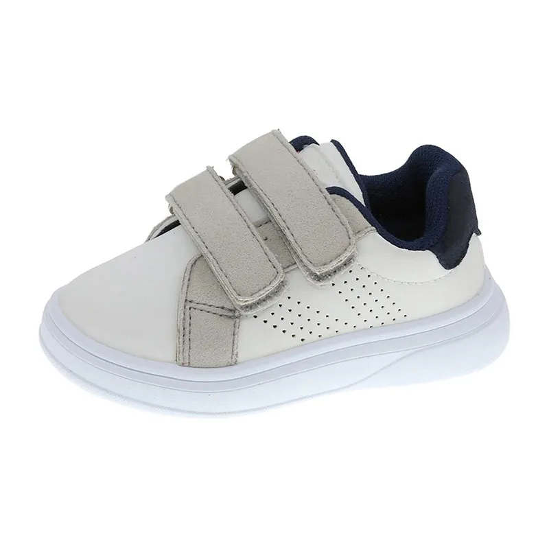 Baskets Basic Bébé - Blanc/Beige-0