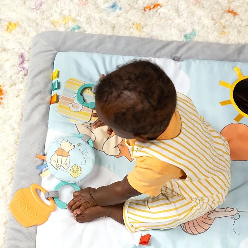Tapis d'éveil avec arche en bois Winnie l'ourson - 0m+-6