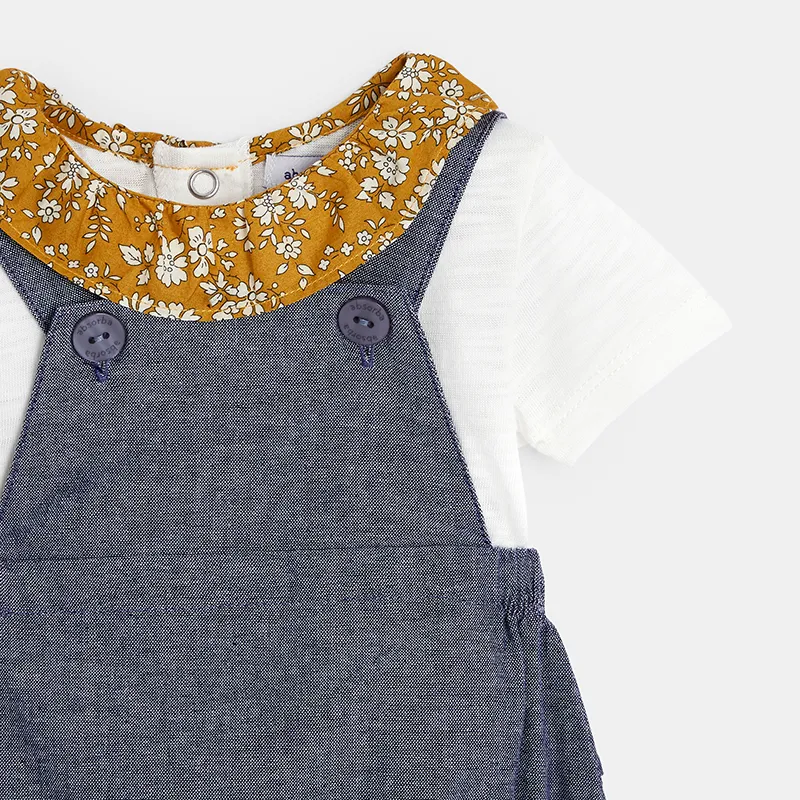 Ensemble short liberty - Chambray Bleu-5