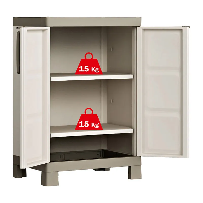 Armoire basse Excellence Beige/Taupe - 65x45x97cm-2