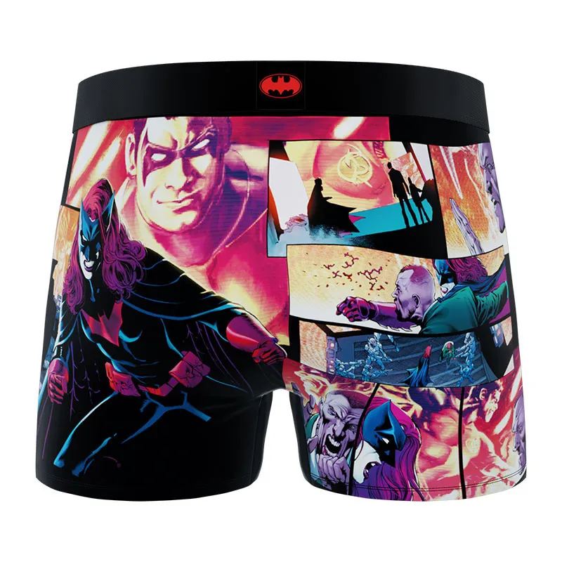 4 Boxers Homme DC Comics - Noir/Jaune/Rouge/Blanc/Bleu-4