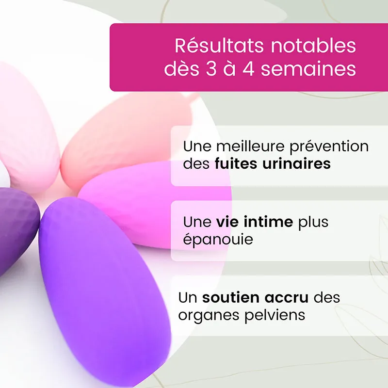 Set de 6 boules de Kegel - Kit progressif pour tonifier le périnée-5