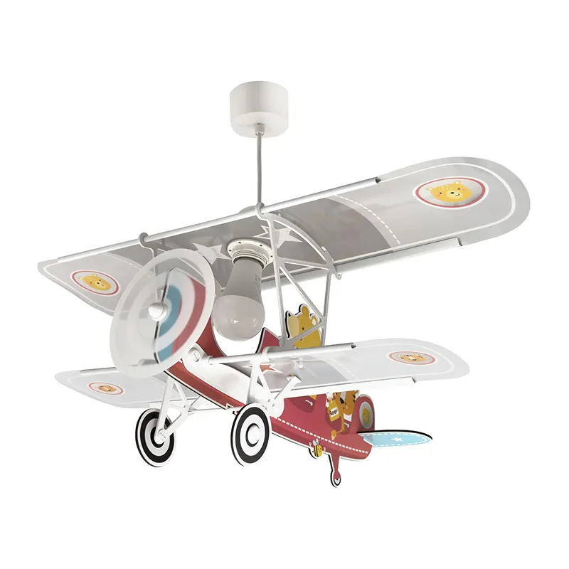 Lustre Avion Petit Ours Teddy - 64x47x25cm-2