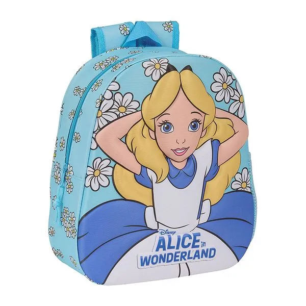 Sac à dos 3D Alice au pays des merveilles - 32cm-0