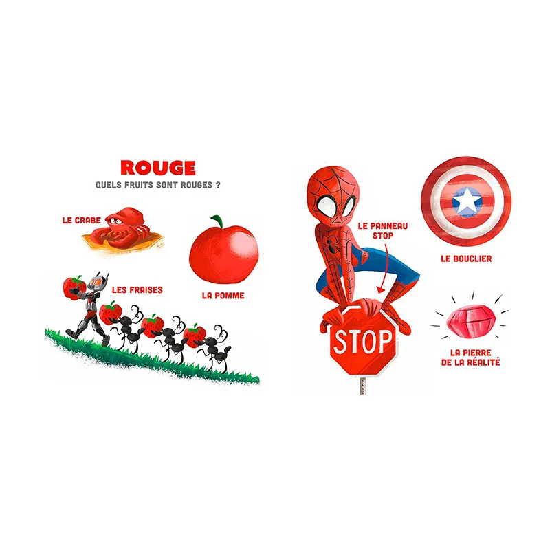 Mes premiers imagiers Marvel Les couleurs - 12m+-2
