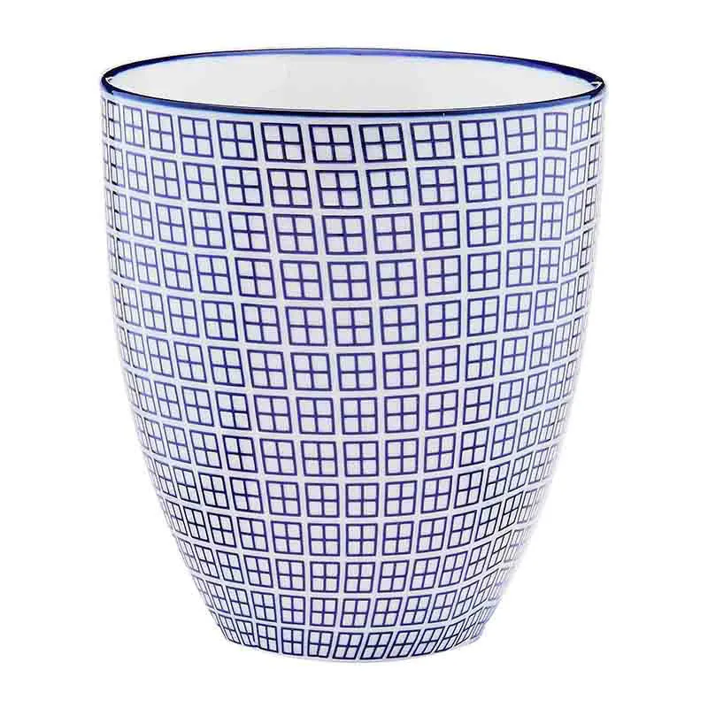 2 Mugs Dark Blue Square - 30cl-2