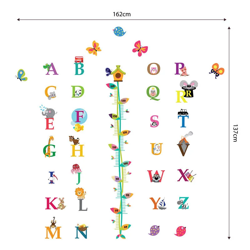 Stickers Toise - Alphabet et animaux-2