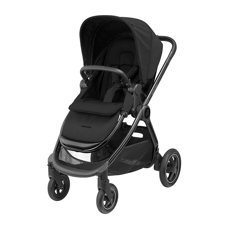 Trio Poussette Compacte Adorra2 Twillic Black + Cosi Pebble Pro sans base + Nacelle Oria - 0m+-1