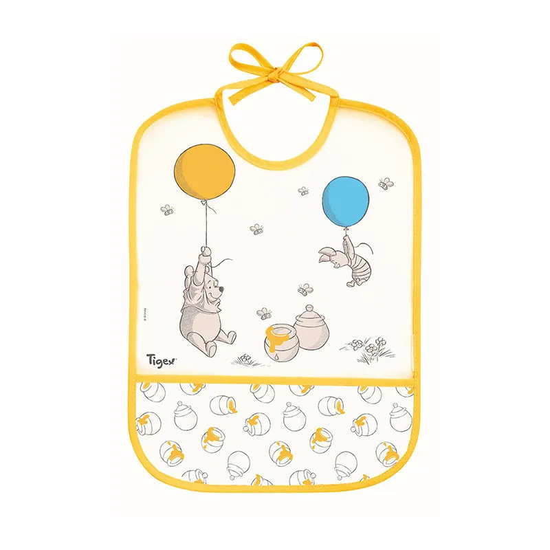 Bavoir imperméable Winnie l'Ourson - 6m+-0