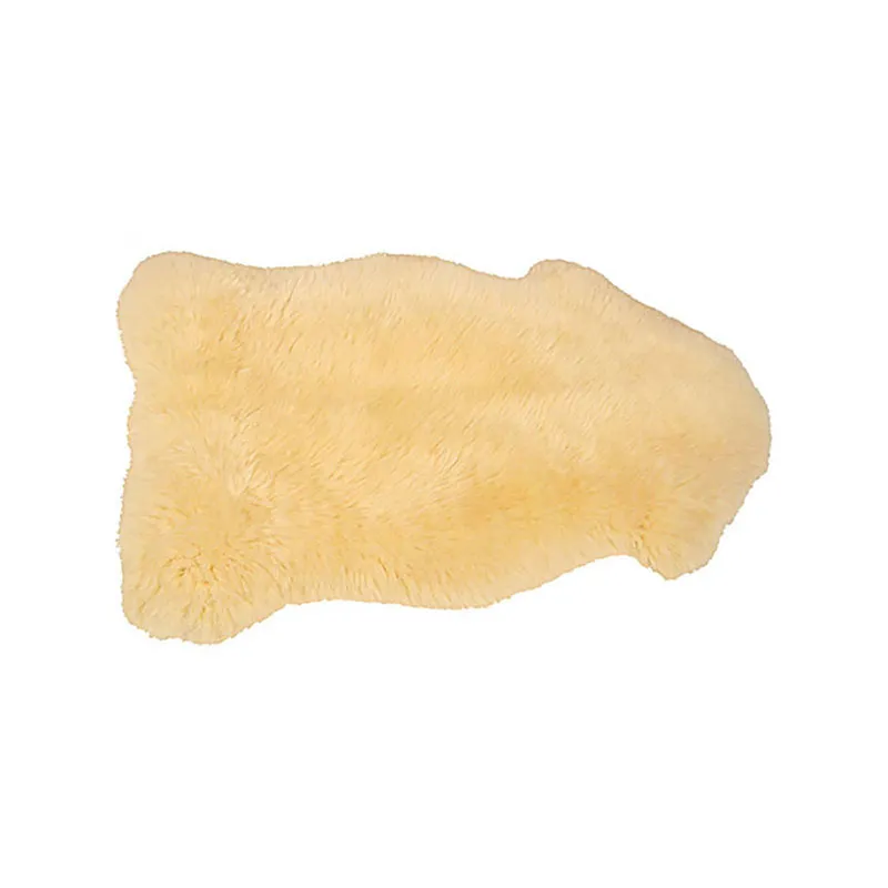 Peau d'agneau 80/90cm - Long Naturel-0