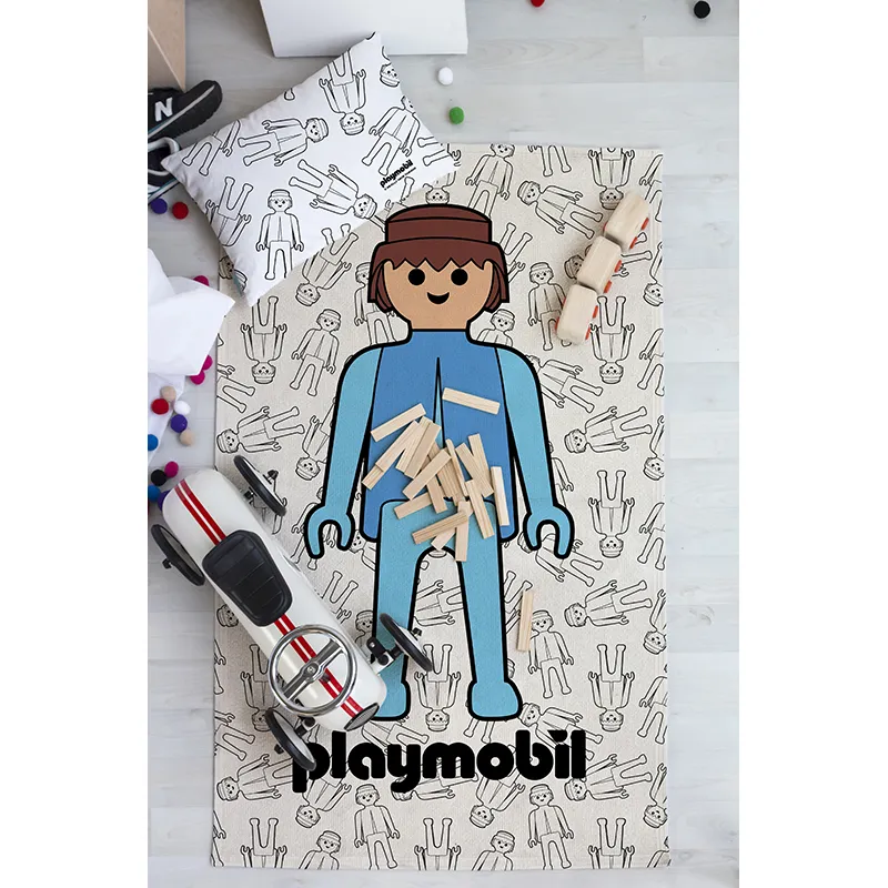 Tapis Enfant Playmobil Garçon - 90x137cm-1