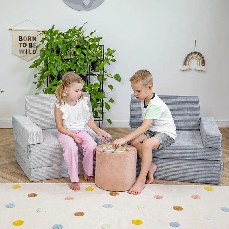 Canapé pliant pour enfant Vert - 110x70x30cm-6