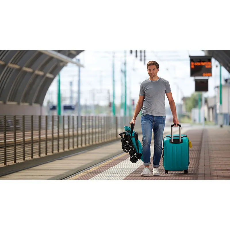 Poussette Compacte Mini Dot Turquoise - 0m+-14