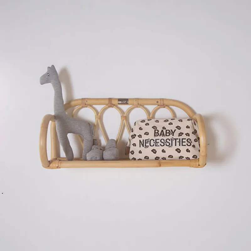 Étagère murale Rotin - 53x23x23cm-3