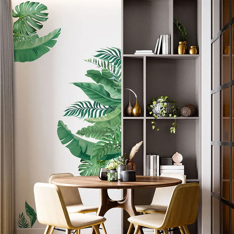 Stickers - Feuilles tropicales Vert-2