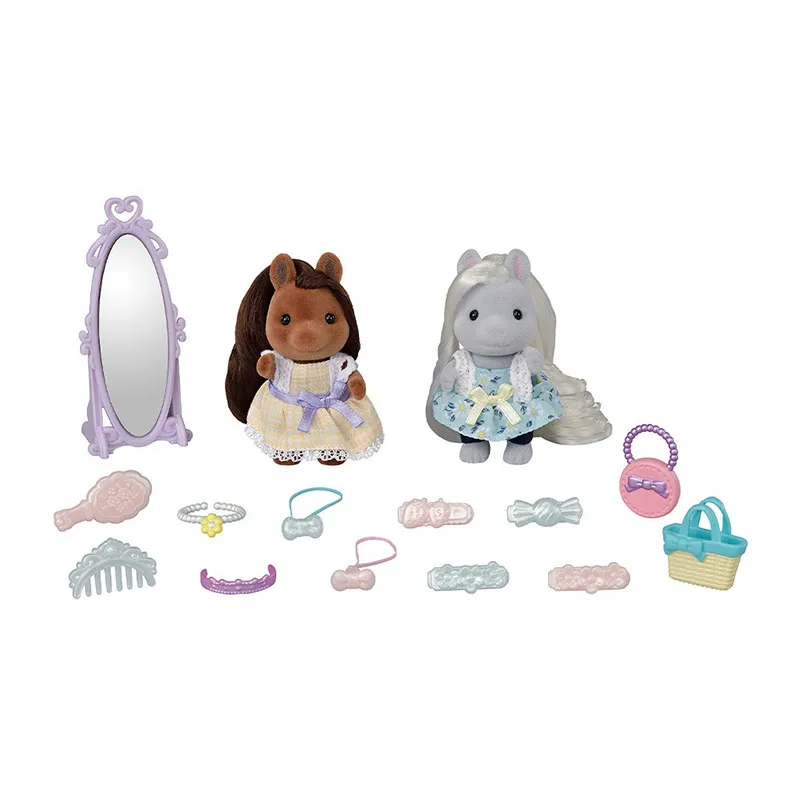 Amies poney & leur kit de coiffure - 15pcs-0
