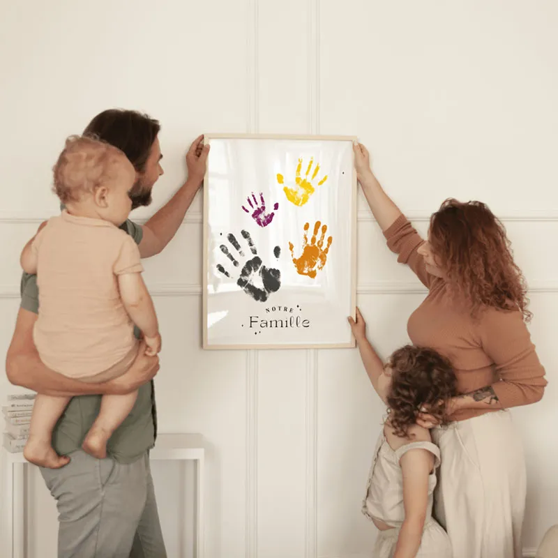 Affiche A3 - Famille Magique avec Kit Empreinte-12