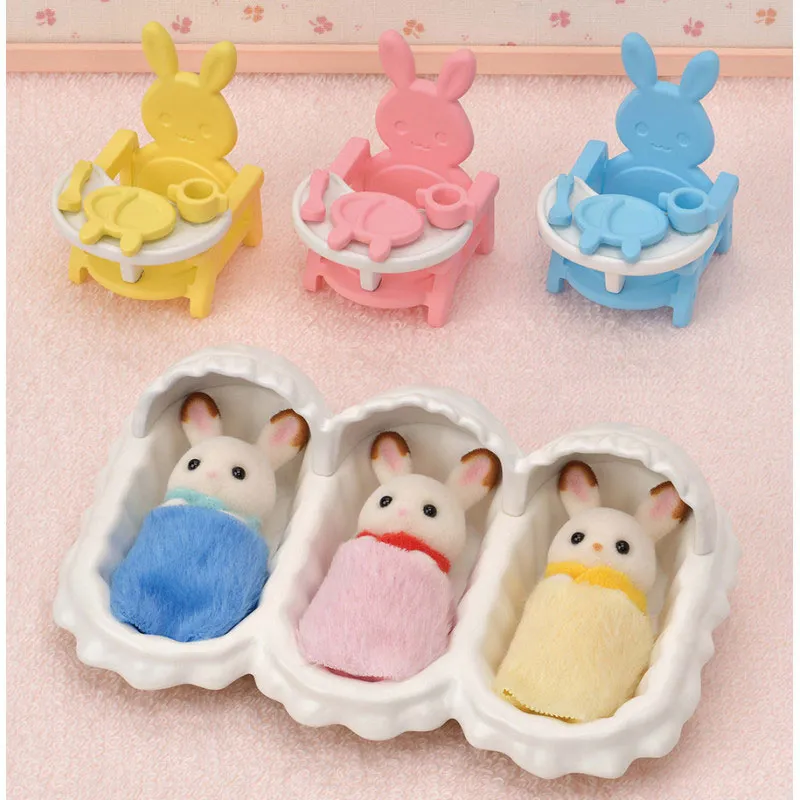 Triplés lapin chocolat & accessoires - 19pcs-2