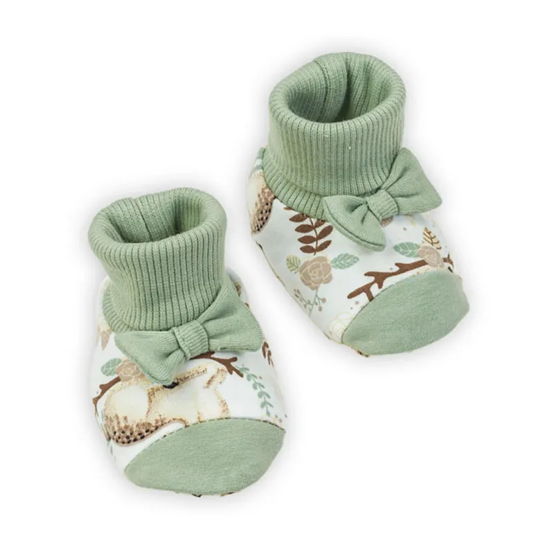 Chaussons Cerf - Blanc/Vert-0