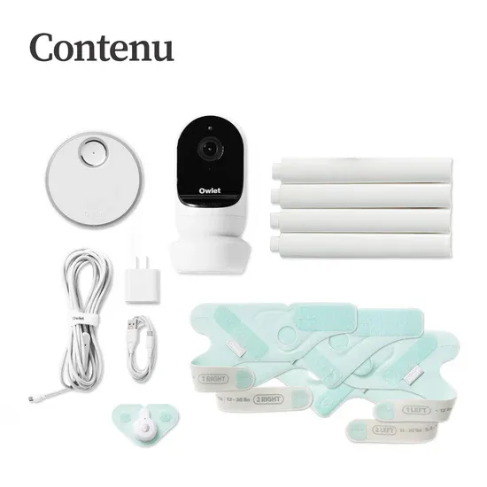 Babyphone Owlet Monitor Duo 2 Smart Sock 3+Caméra HD 2 - Bleu Nuit-7