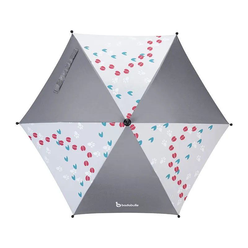 Ombrelle anti-UV 50+ Gris - 80cm-1