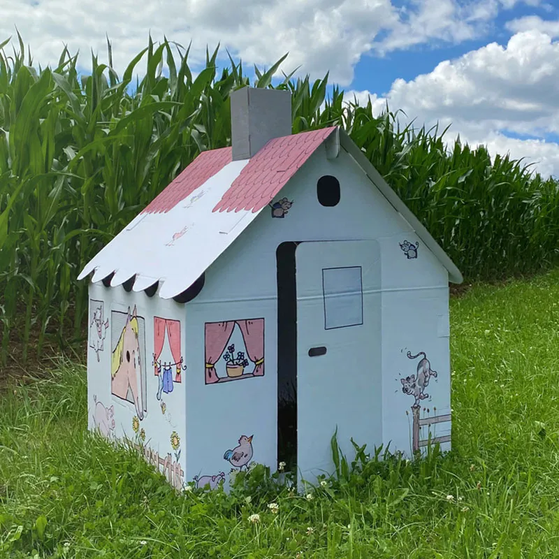 Maisonnette à peindre Carton - 36m+-2