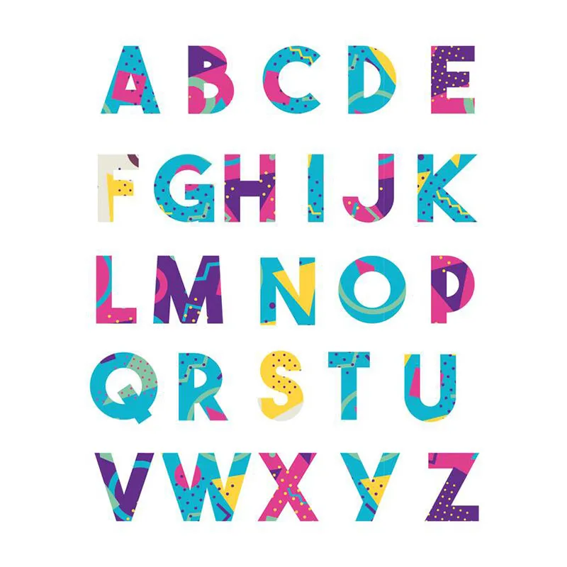 Gommettes Alphabet - 535pcs-12