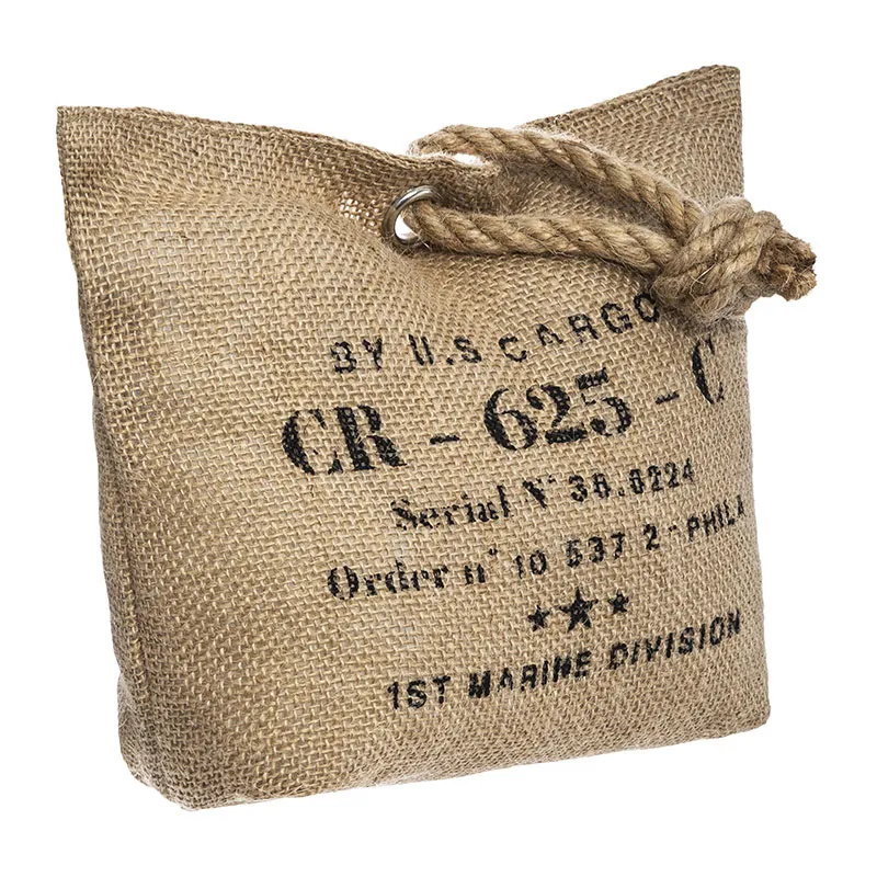 Cale porte jute Imprimé Loft - 25x18cm-0