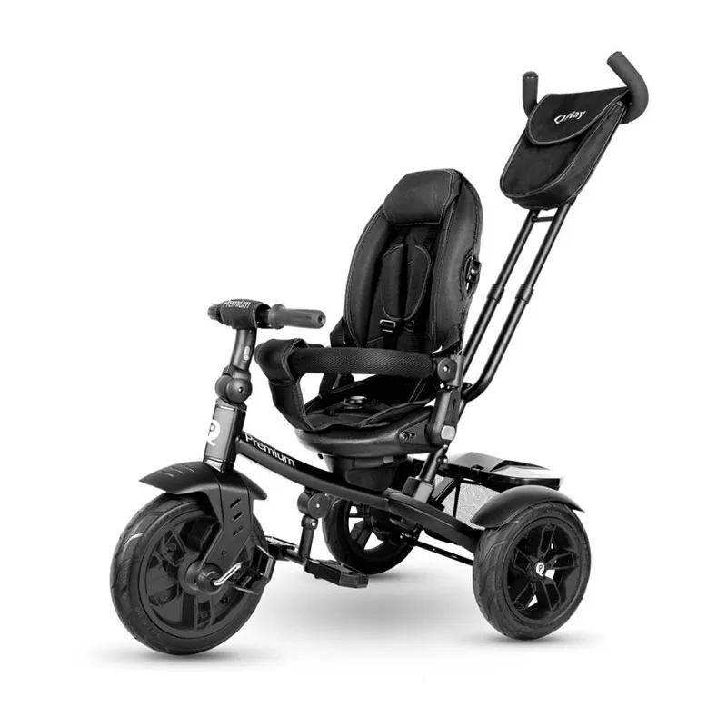 Tricycle Qplay 6en1 Premium Noir - 10m+-4