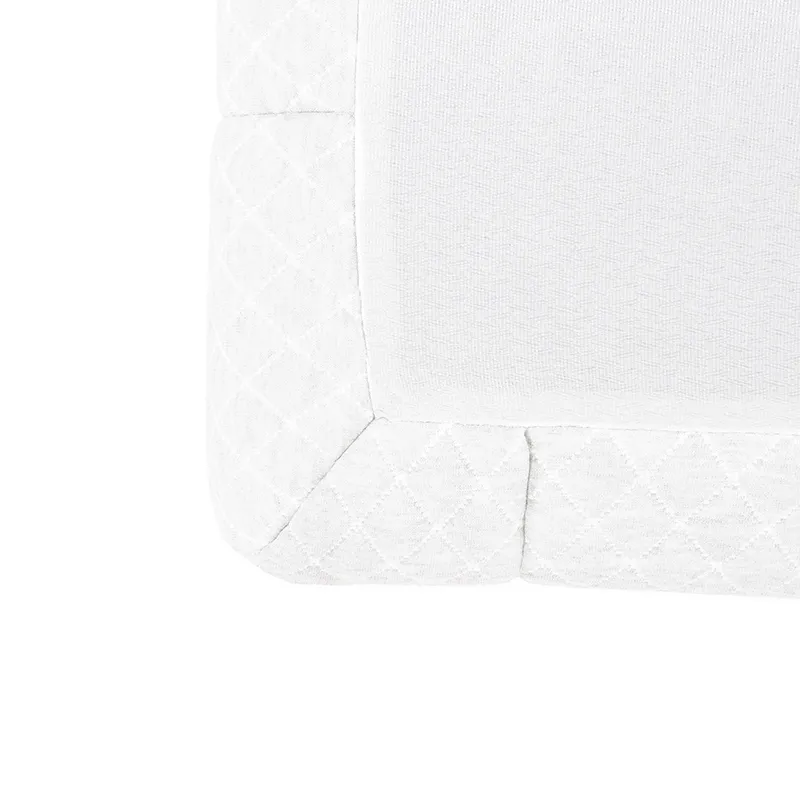 Sommier tapissier ressorts ensachés Confort + Blanc-7