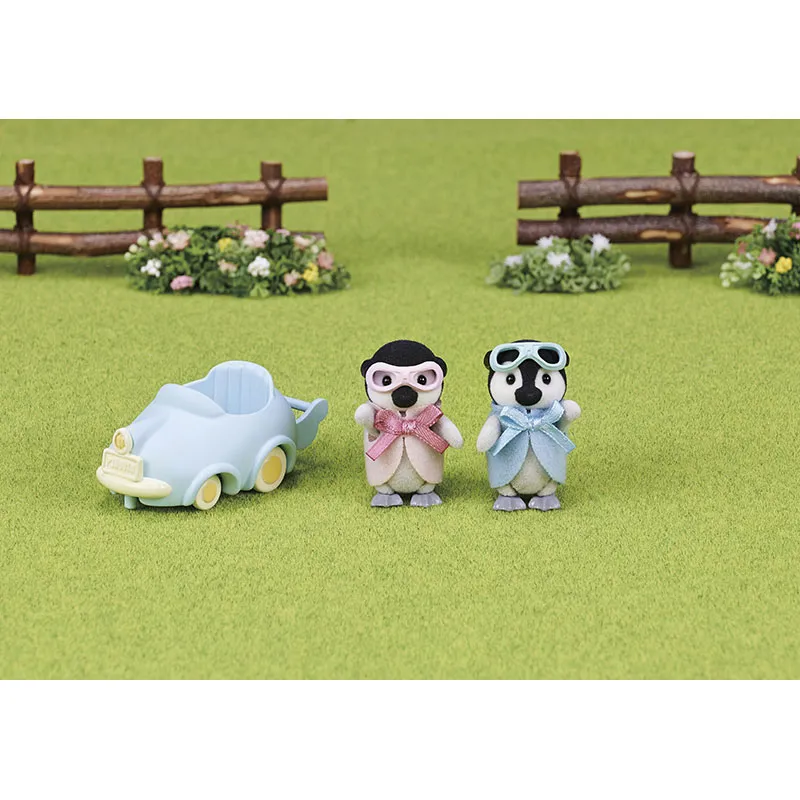 Jumeaux pingouin & voiture - 5pcs-3
