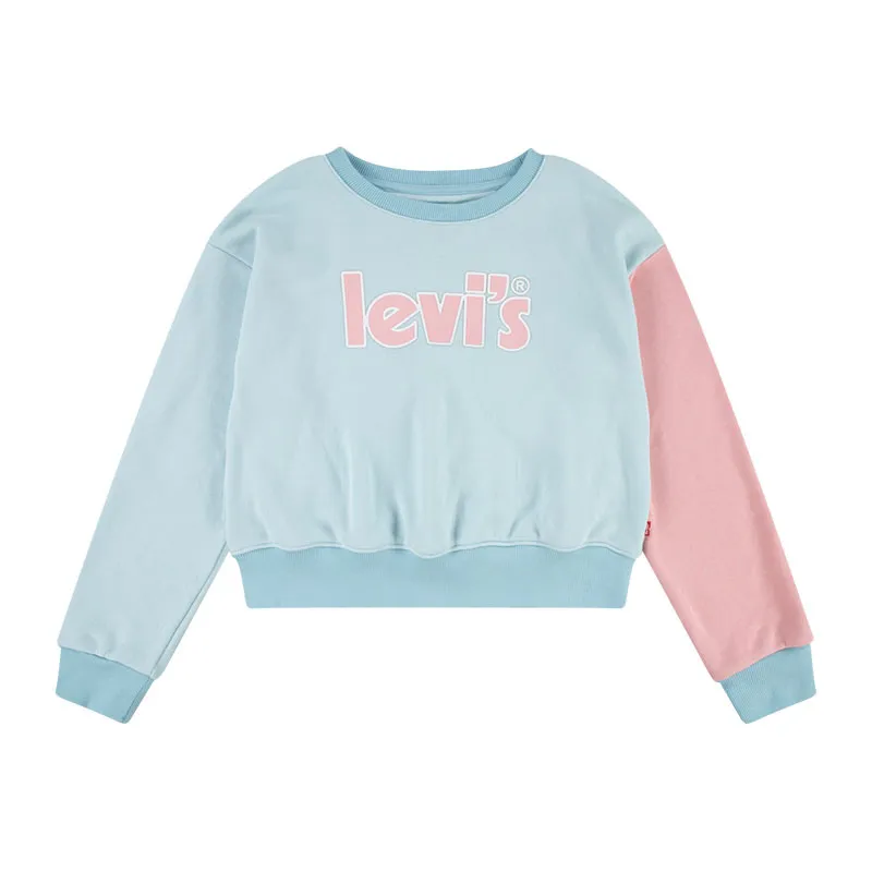 Sweat Color Block - Pastel Blue-0