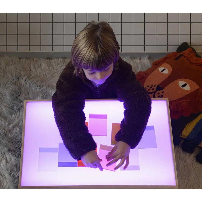 Tablette lumineuse Montessori - 40x8x60cm-2