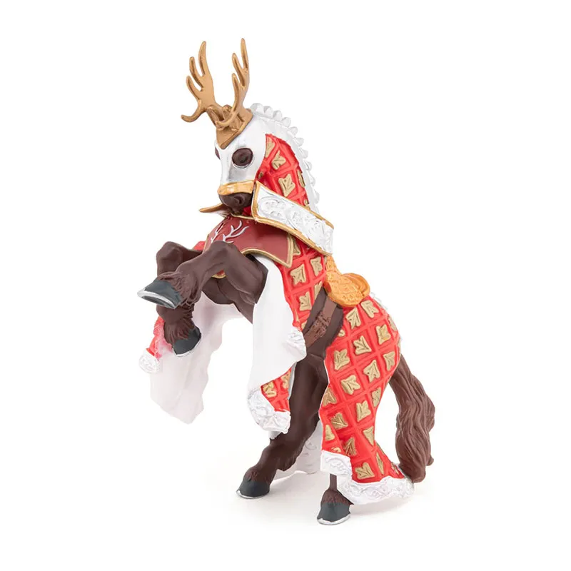 Cheval du Maître des armes cimier - 7x17x9cm-2