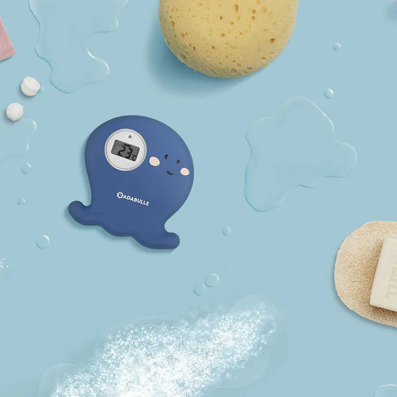 Thermomètre de bain digital - Bleu-1
